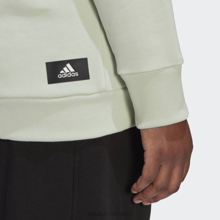 Adidas insignă icoane viitoare de hanorac sport (plus mărime) verde femei verde 2JBN10556