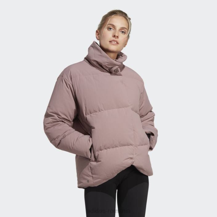 Adidas jachetă cu puf mare mov mov femei Violet 2JBN10796
