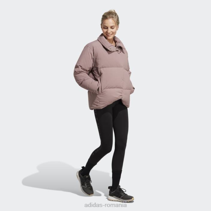 Adidas jachetă cu puf mare mov mov femei Violet 2JBN10796