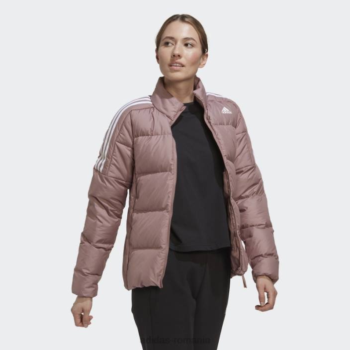 Adidas jachetă de puf violet essentials cu greutate medie femei Violet 2JBN17387