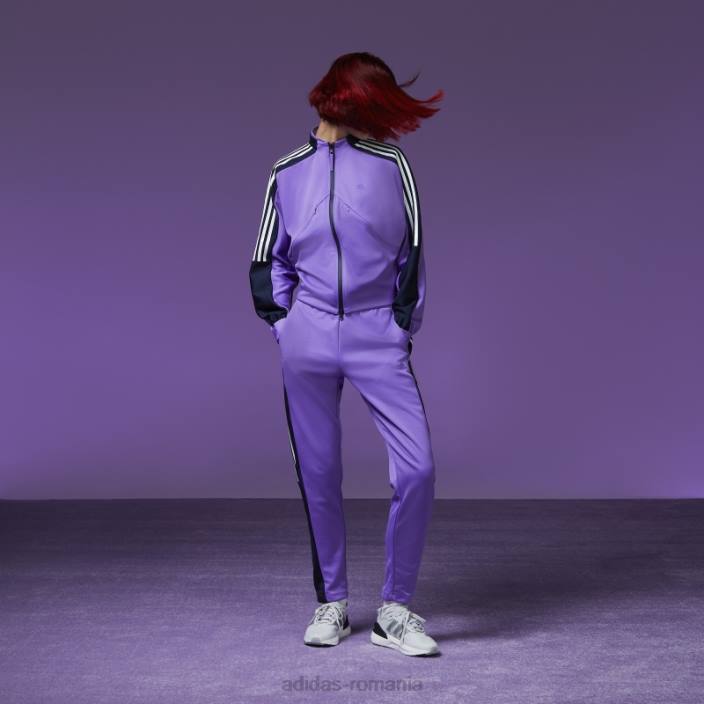 Adidas jachetă de sport avansată violet tiro femei violet/cerneală 2JBN9262