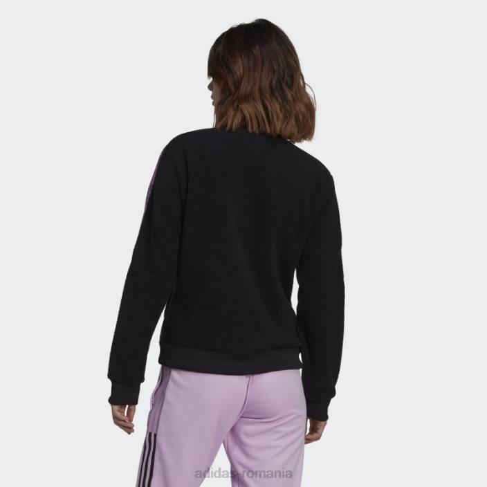 Adidas jachetă de sport de iarnă tiro neagră femei negru/liliac 2JBN10508