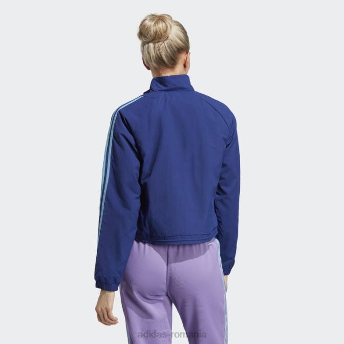 Adidas jachetă țesătă tiro albastru victorie adidas femei albastru victorie 2JBN9573