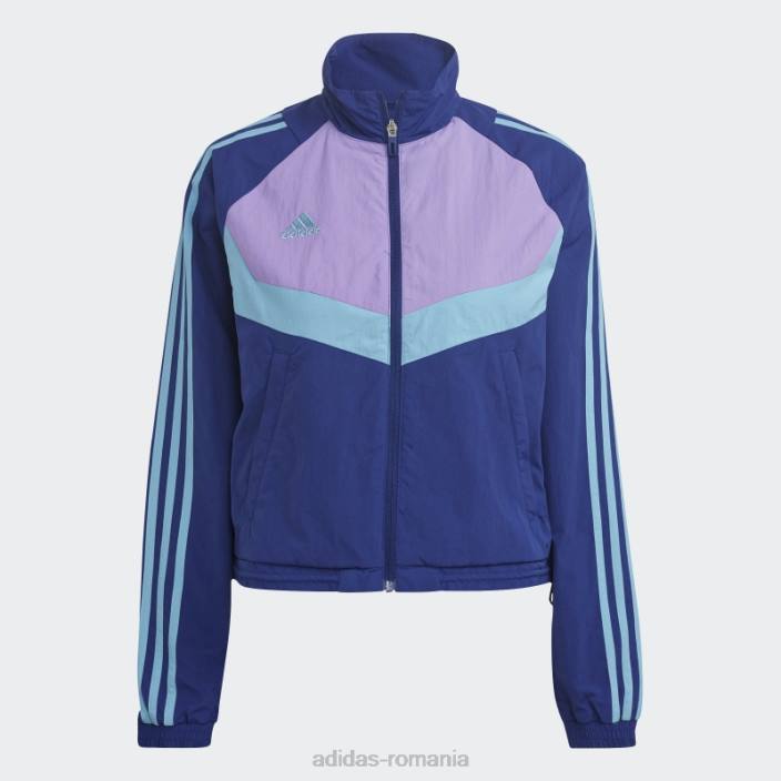 Adidas jachetă țesătă tiro albastru victorie adidas femei albastru victorie 2JBN9573