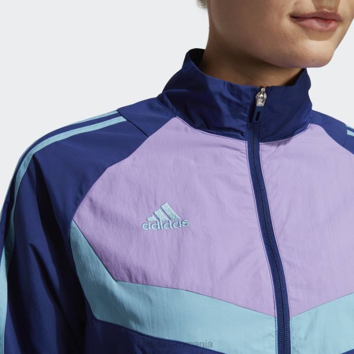 Adidas jachetă țesătă tiro albastru victorie adidas femei albastru victorie 2JBN9573