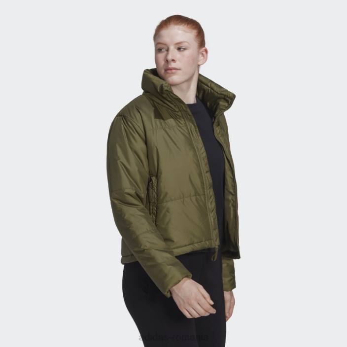 Adidas jachetă izolată olive bsc femei măsline 2JBN10727