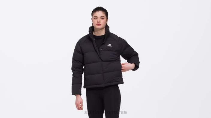 Adidas jachetă neagră de puf relaxată helionic femei negru 2JBN17129