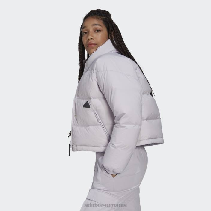 Adidas jachetă pufă argintie zori femei zori argintii/negru 2JBN10681
