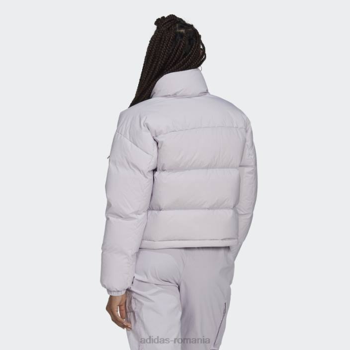 Adidas jachetă pufă argintie zori femei zori argintii/negru 2JBN10681