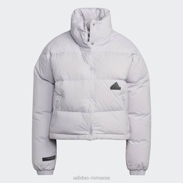 Adidas jachetă pufă argintie zori femei zori argintii/negru 2JBN10681