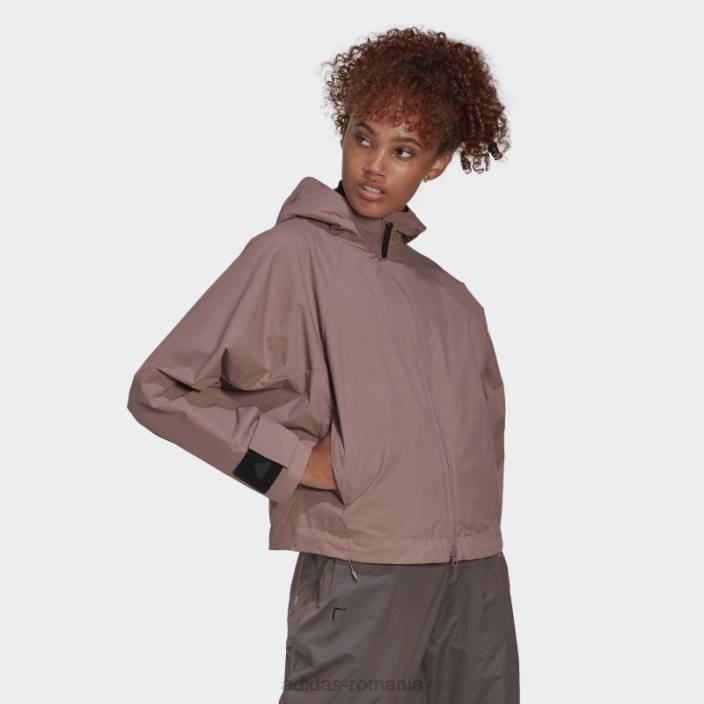 Adidas jachetă violet femei violet/negru 2JBN2515