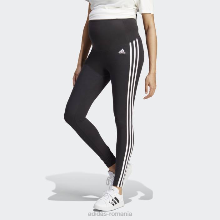 Adidas jambiere de maternitate negre femei alb negru 2JBN16646