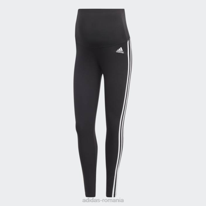 Adidas jambiere de maternitate negre femei alb negru 2JBN16646