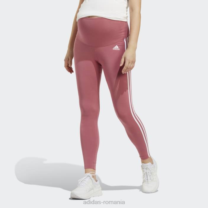 Adidas jambiere de maternitate roz femei roz/alb 2JBN16522
