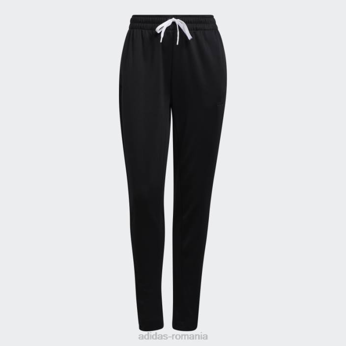 Adidas joc și du-te pantaloni conici negri femei negru 2JBN9931