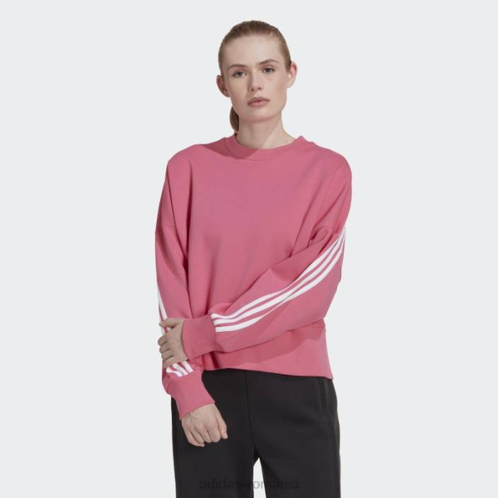 Adidas magenta sportswear future icons hanorac cu 3 dungi fierbinte femei magenta 2JBN3195