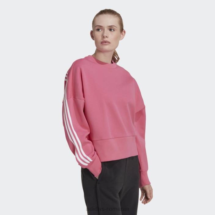 Adidas magenta sportswear future icons hanorac cu 3 dungi fierbinte femei magenta 2JBN3195