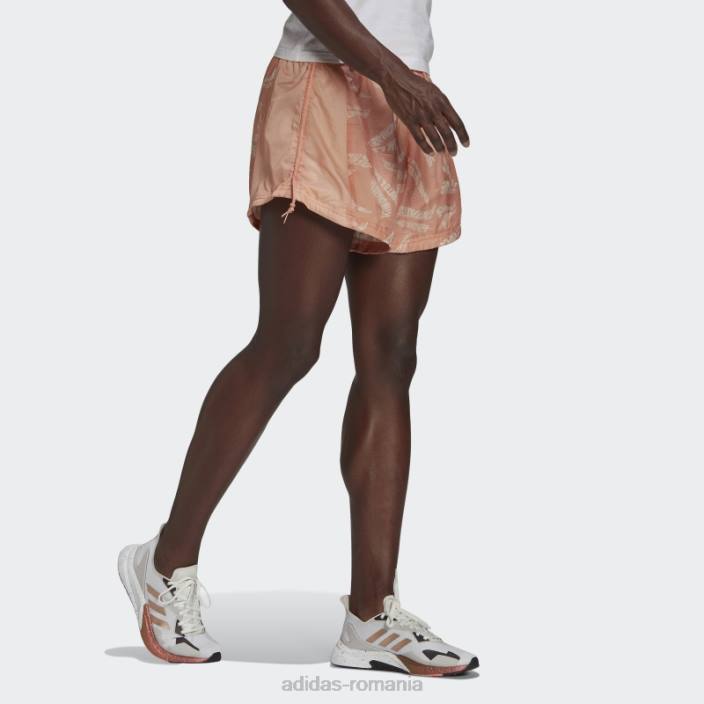 Adidas îmbrăcăminte sport țesută pantaloni scurți ușori ambiental blush femei fard ambiental 2JBN3256