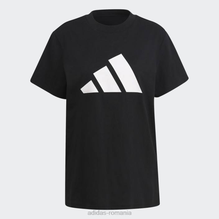 Adidas îmbrăcăminte sport future icons logo grafic tricou fashion negru femei negru 2JBN2989