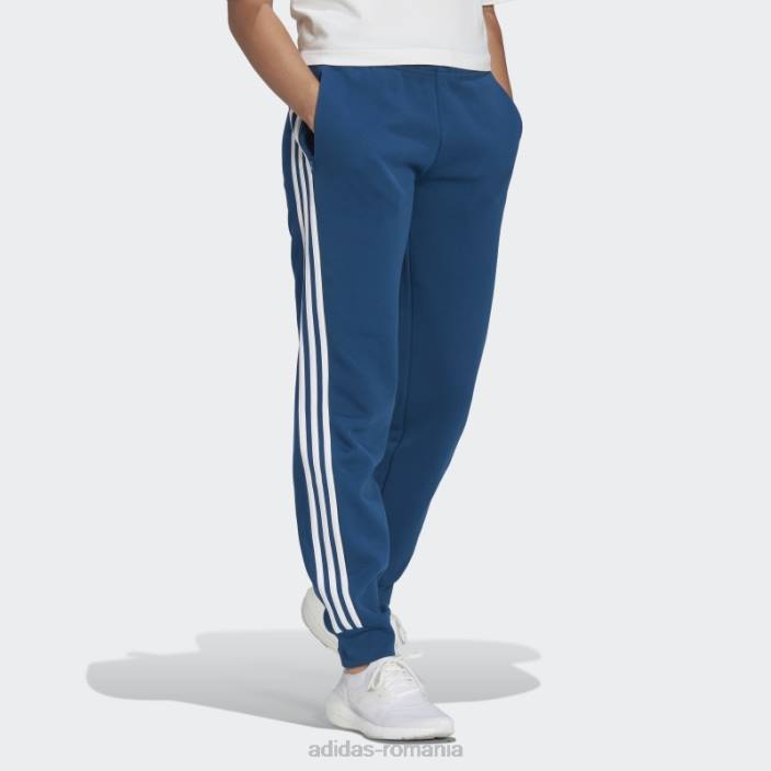 Adidas îmbrăcăminte sport marine icoane viitoare pantaloni 3 dungi moda femei marin 2JBN9635