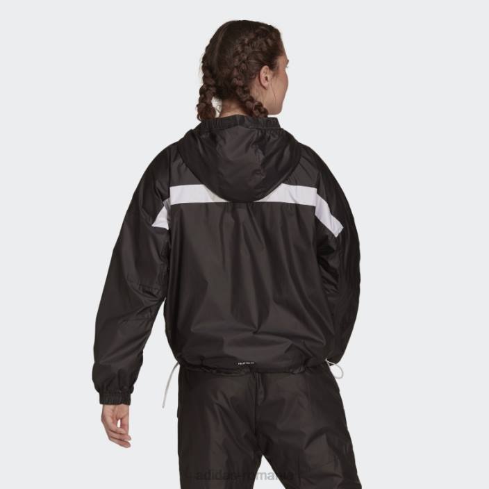 Adidas îmbrăcăminte sport neagră wnd.rdy jachetă țesătă fierbinte femei negru 2JBN17570