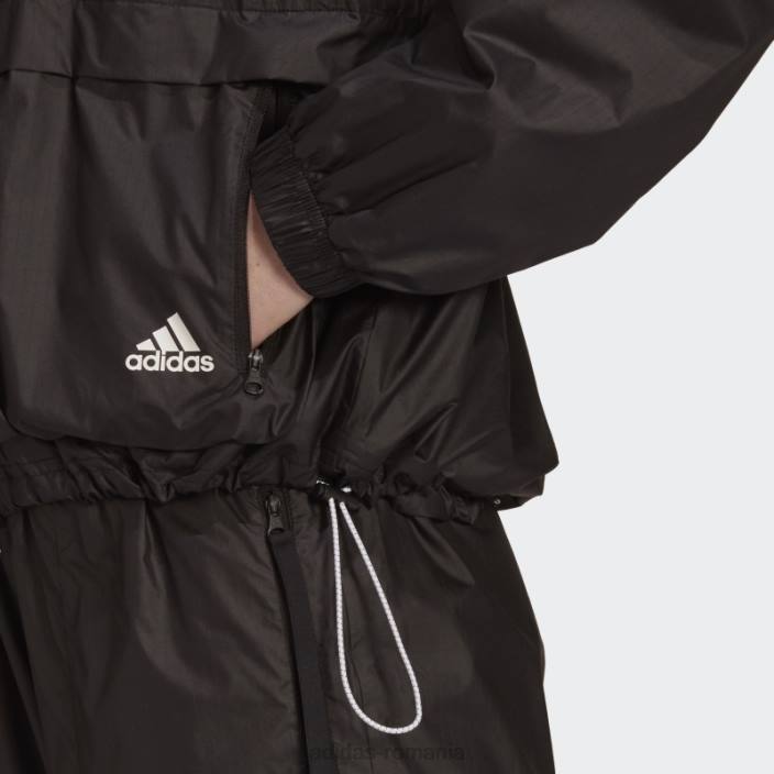 Adidas îmbrăcăminte sport neagră wnd.rdy jachetă țesătă fierbinte femei negru 2JBN17570