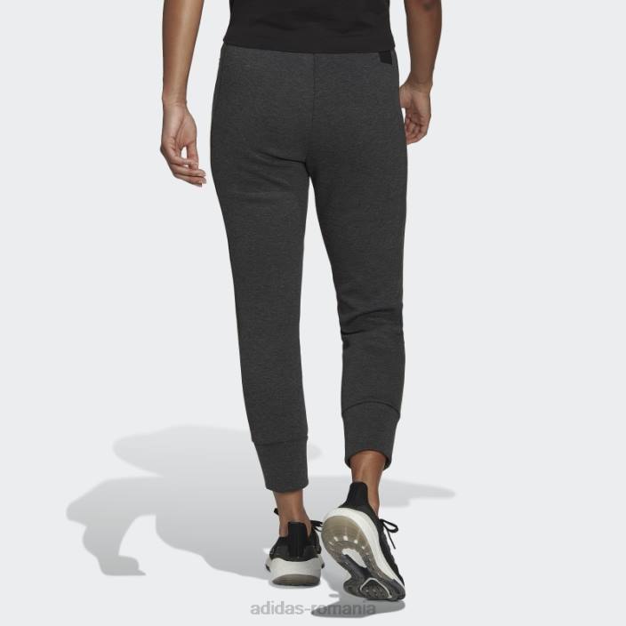 Adidas mission victory pantaloni slim-fit cu talie inalta moda negru melange femei melange negru 2JBN10308