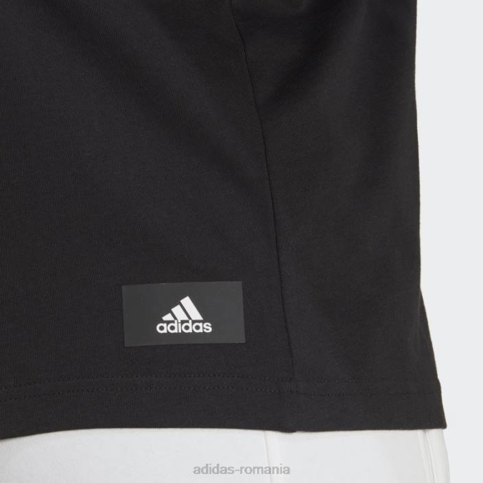 Adidas modă viitoare icoane insigna de sport tricou negru femei negru 2JBN8918