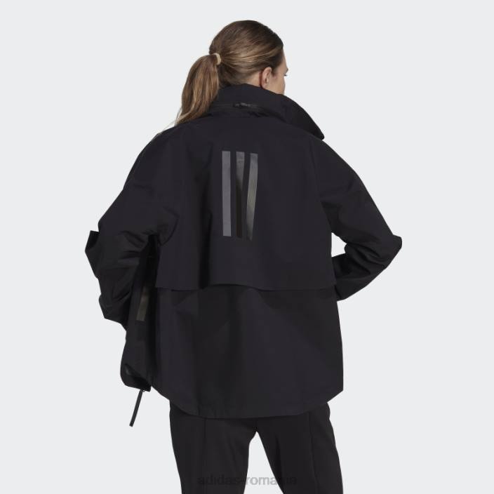 Adidas myshelter rain.rdy jachetă neagră adidas femei negru 2JBN9546