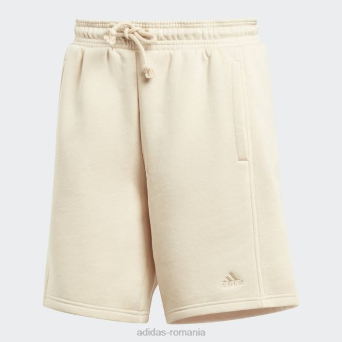 Adidas nisip all szn pantaloni scurți fleece femei nisip 2JBN9526
