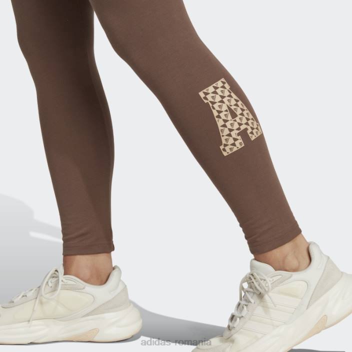 Adidas pământ all szn x logomania jambiere adidas femei Pământ 2JBN16629