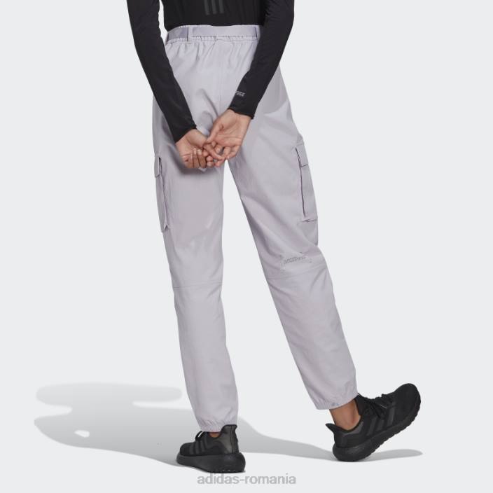 Adidas pantaloni cargo argintii femei zori argintii/negru 2JBN2380