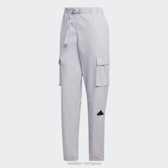 Adidas pantaloni cargo argintii femei zori argintii/negru 2JBN2380