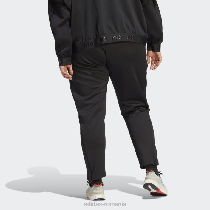 Adidas pantaloni de sport tiro costum-up advanced (plus size) negri femei negru 2JBN9103