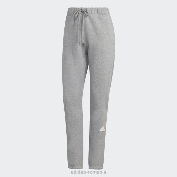 Adidas pantaloni de trening gri mediu femei gri mediu 2JBN10585