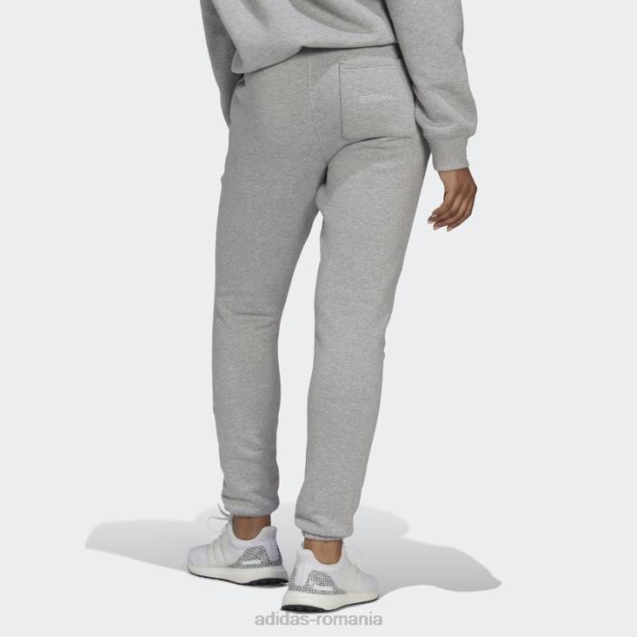 Adidas pantaloni de trening gri mediu femei gri mediu 2JBN2401