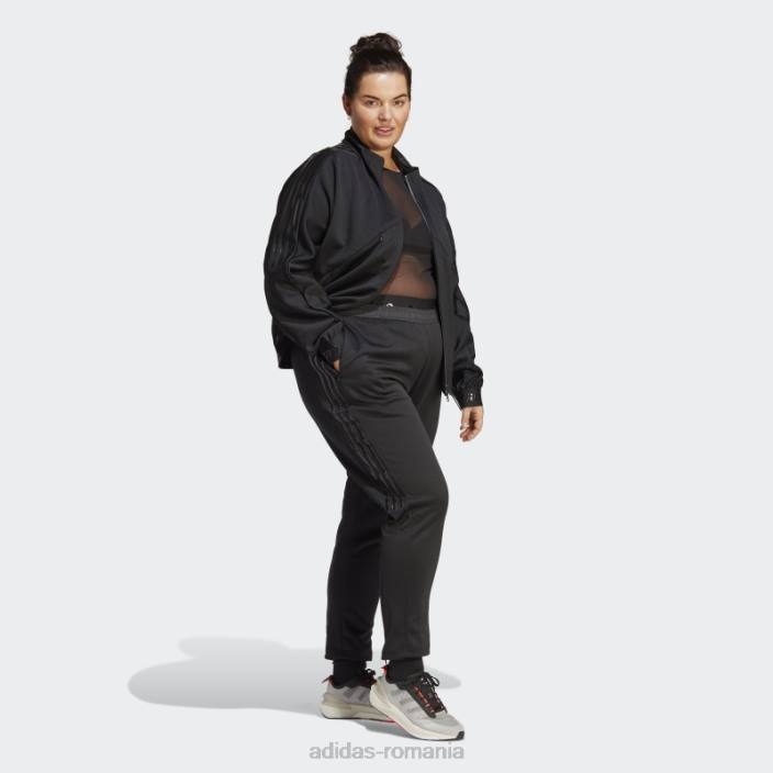 Adidas pantaloni de trening negru pentru costum tiro avansat (plus mărime) femei negru 2JBN16811