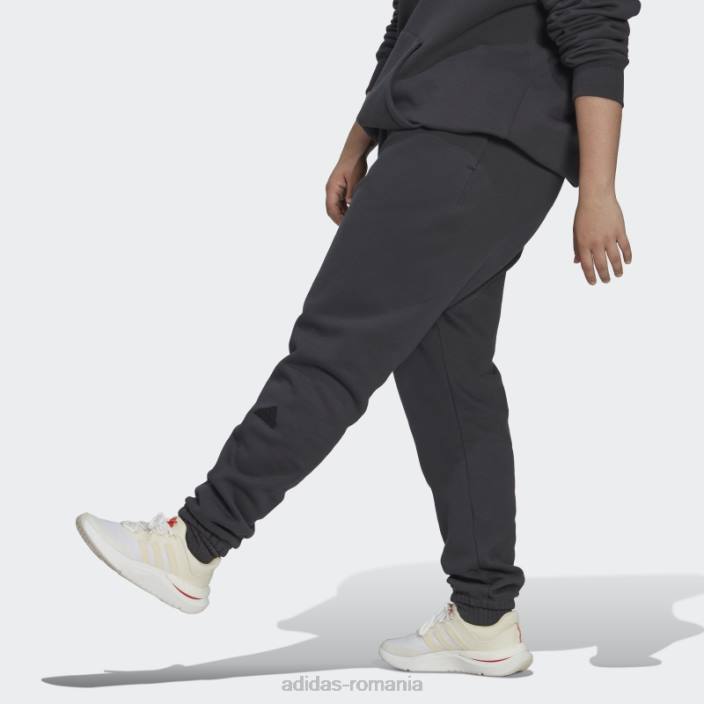 Adidas pantaloni de trening (plus size) carbon femei carbon 2JBN2593