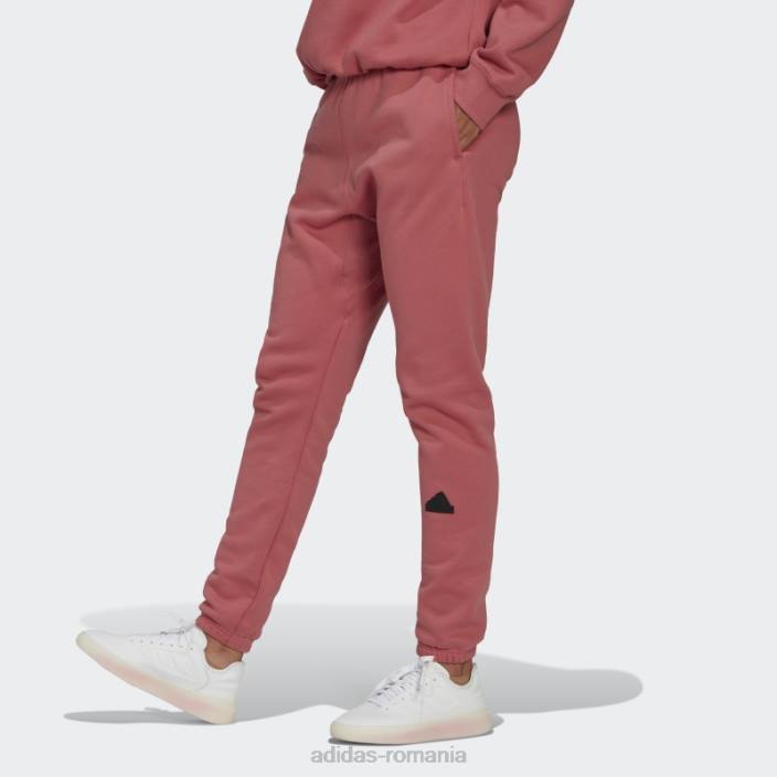 Adidas pantaloni de trening roșii femei roșu 2JBN2282