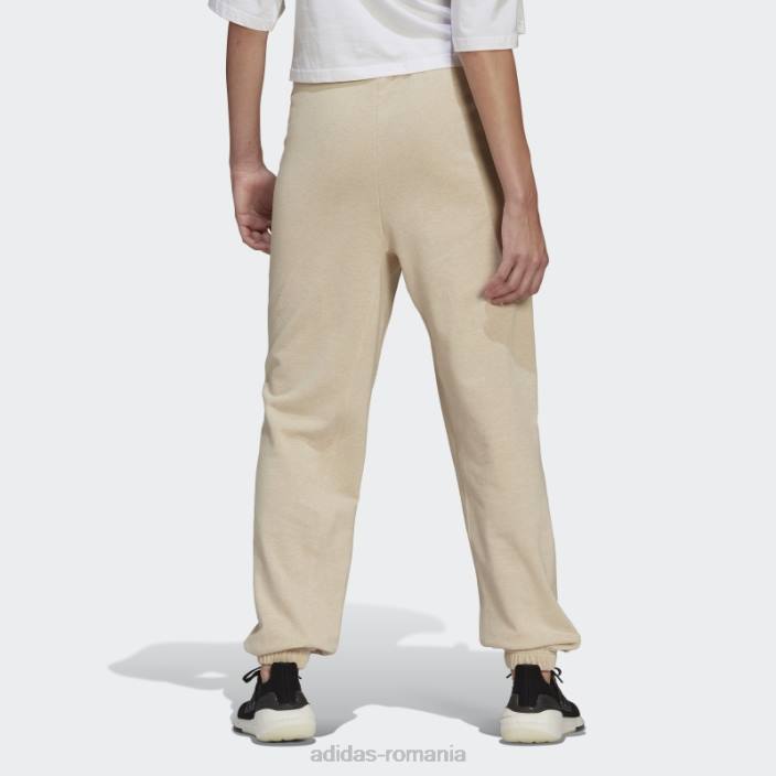 Adidas pantaloni de vara studio lounge mel sportswear bej botanic femei bej botanic mel 2JBN2917
