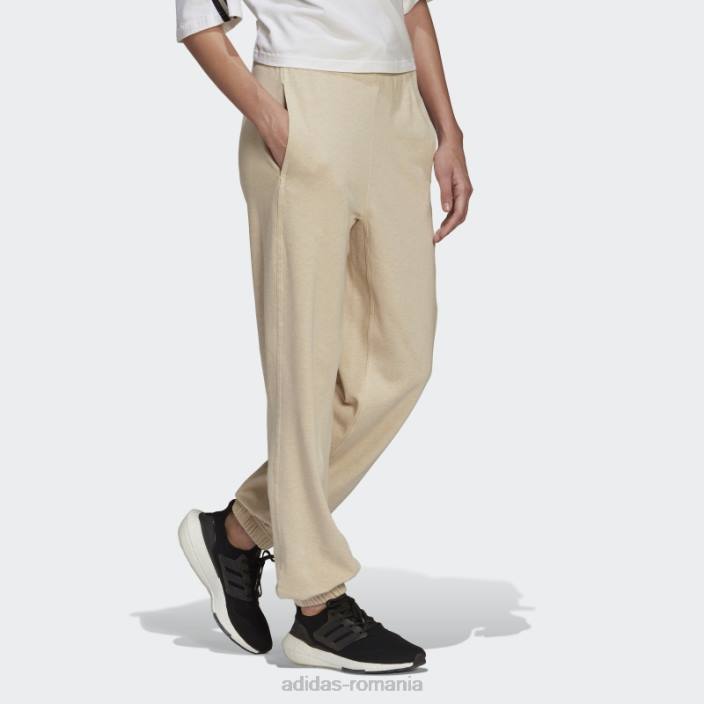 Adidas pantaloni de vara studio lounge mel sportswear bej botanic femei bej botanic mel 2JBN2917