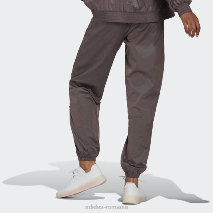 Adidas pantaloni țesuți violet femei violet/negru 2JBN2291