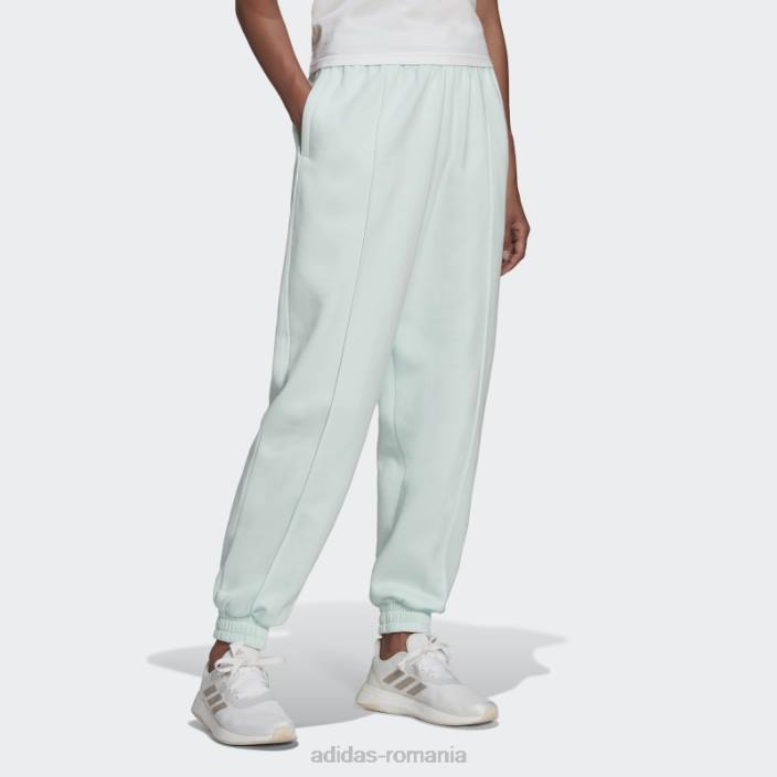 Adidas pantaloni fleece essentials studio ice mint adidas femei menta cu gheata/alb 2JBN10476