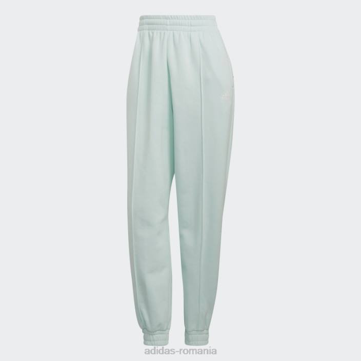 Adidas pantaloni fleece essentials studio ice mint adidas femei menta cu gheata/alb 2JBN10476