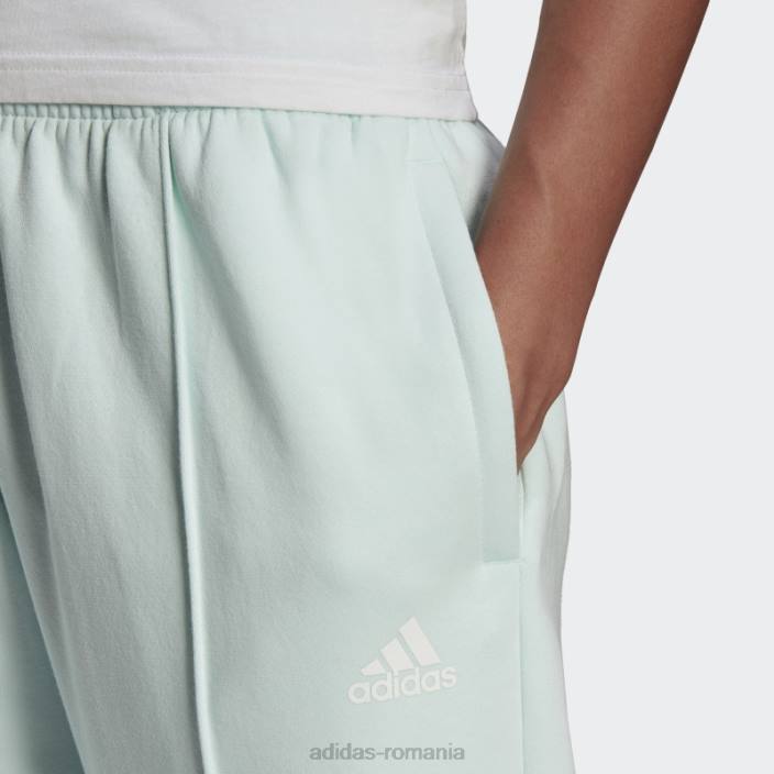 Adidas pantaloni fleece essentials studio ice mint adidas femei menta cu gheata/alb 2JBN10476