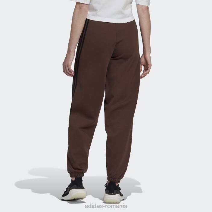 Adidas pantaloni maro cu 3 dungi icoane viitoare femei maro 2JBN2746