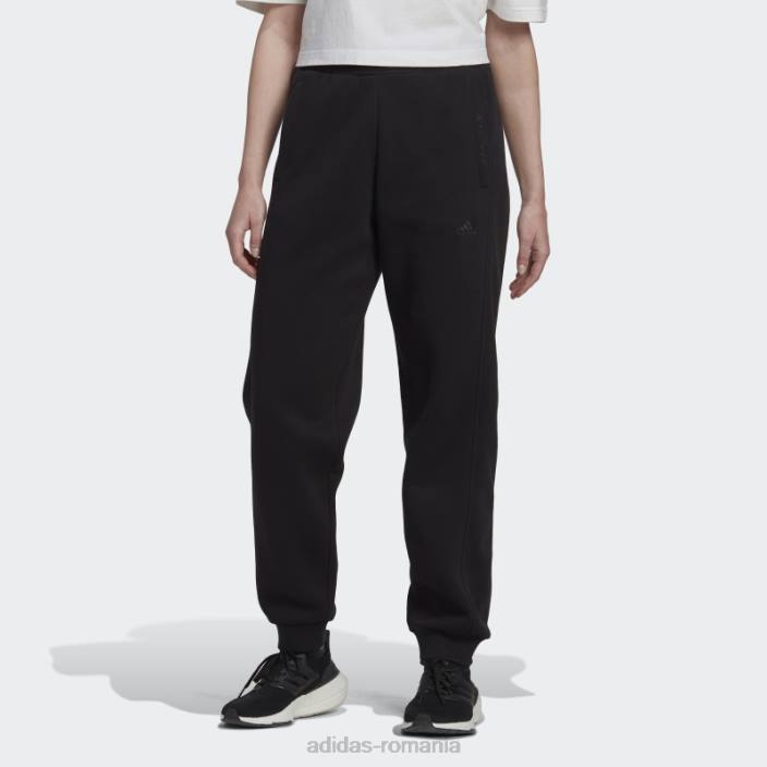Adidas pantaloni negri all szn fleece femei negru 2JBN2339