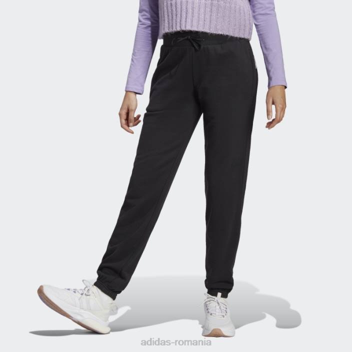 Adidas pantaloni negri city escape cu ajustări regulate femei negru 2JBN9076