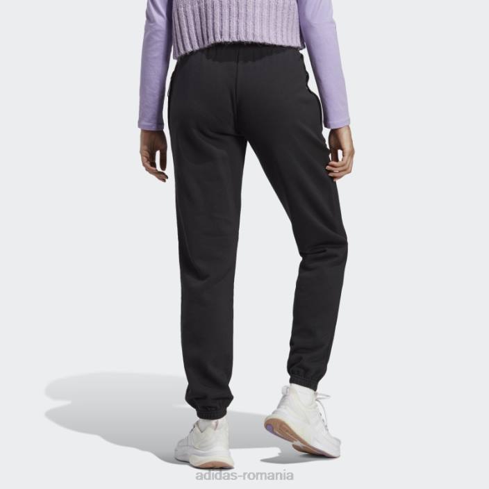 Adidas pantaloni negri city escape cu ajustări regulate femei negru 2JBN9076