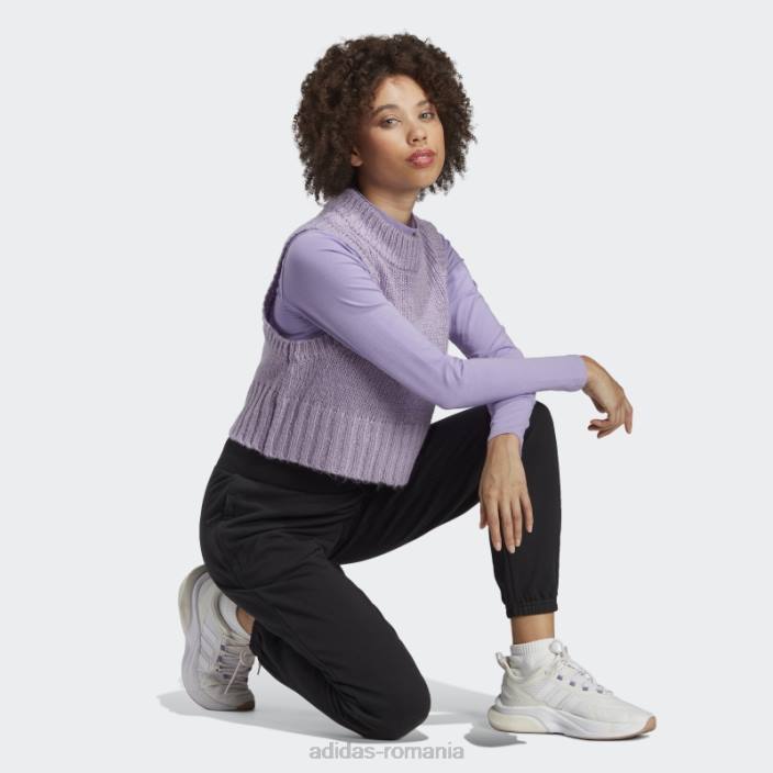 Adidas pantaloni negri city escape cu ajustări regulate femei negru 2JBN9076